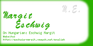 margit eschwig business card